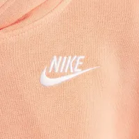 Nike Sportswear Club Fleece Big детские оверсайз Pullover Толстовка с капюшоном Orange