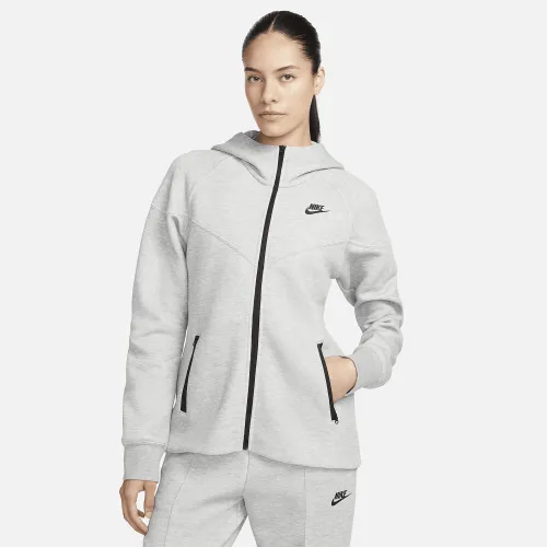 Nike Sportswear Tech Fleece Windrunner жіноча Full-Zip Толстовка з капюшоном колір сірий