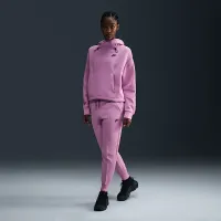 Nike Sportswear Tech Fleece женская оверсайз Толстовка с капюшоном Pink