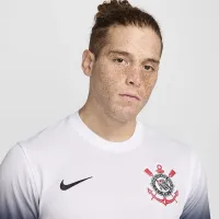 S.C. Corinthians 2024/25 Stadium Home мужские Nike Dri-FIT Soccer Replica Jersey цвет белый