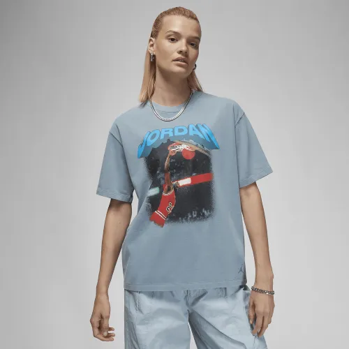 Nike Jordan (Her)itage жіноча Graphic футболка блакитний