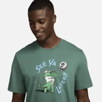 Nike мужские для гольфа футболка цвет зеленый