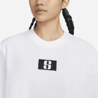 Nike Sabrina женская Boxy баскетбольные Tee цвет белый