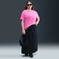 Nike Sportswear Essential жіноча футболка (великі розміри) Pink