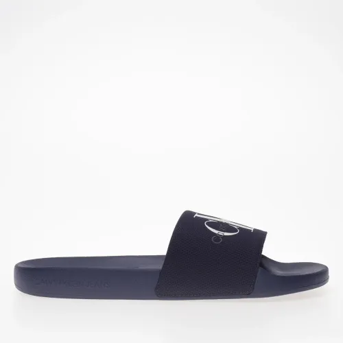 Шлёпанцы Calvin Klein Slide Monogram CO YM0YM00061-0GY - Cиний