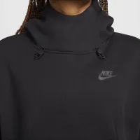 Nike Sportswear Tech Fleece женская оверсайз Толстовка с капюшоном цвет черный