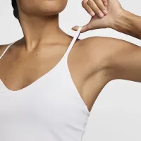 Nike Indy жіноча Light-Support Padded Sports Bra Tank колір білий
