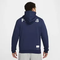 Paris Saint-Germain Standard Issue мужские Nike Dri-FIT Soccer Pullover Толстовка с капюшоном синий