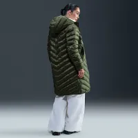 Nike Sportswear Windpuffer женская Therma-FIT Hooded Parka цвет зеленый