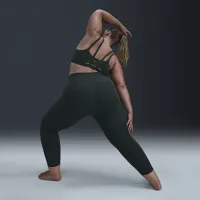 Nike Zenvy жіноча Gentle-Support З високою талією 7/8 лосіни (великі розміри) колір зелений
