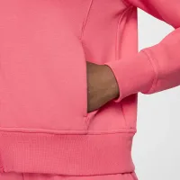 Nike Dri-FIT One жіноча Full-Zip French Terry Толстовка з капюшоном Pink