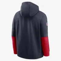 New England Patriots Sideline Team Issue Club чоловічі Nike NFL Pullover Толстовка з капюшоном блакитний