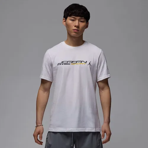 Nike Jordan чоловічі Crew-Neck футболка колір білий