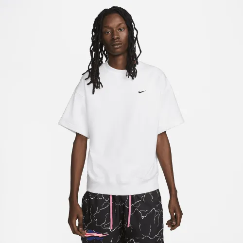 Nike Solo Swoosh чоловічі Short-Sleeve French Terry Top колір білий