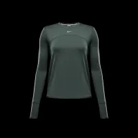 Nike Dri-FIT Swift Element UV женская Crew-Neck Running Top цвет зеленый