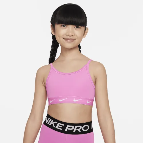 Nike One Big дитячі (Girls') Sports Bra Pink