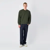 Кофта/футболка Champion Tonal C Logo Fleece світшот 220275-GS508 - зелена