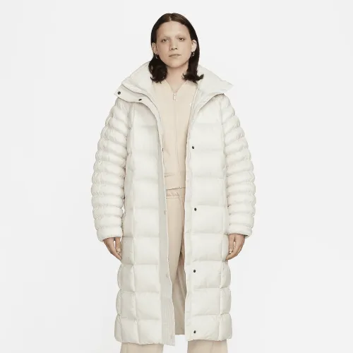 Nike Sportswear Swoosh Puffer PrimaLoft® женская Therma-FIT оверсайз Parka цвет коричневый