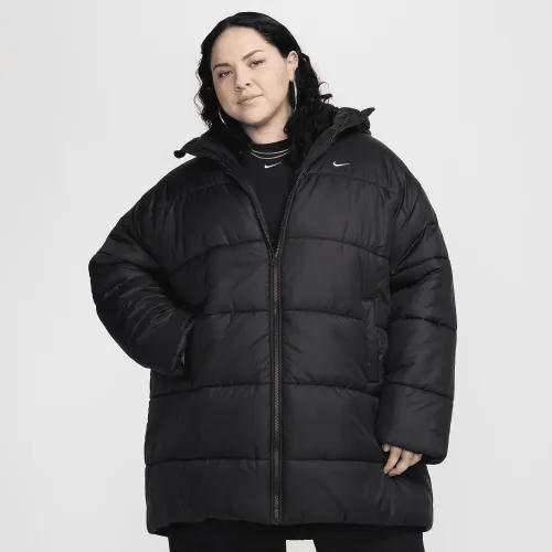Nike Sportswear Classic Puffer жіноча Therma-FIT Loose Parka (великі розміри) колір чорний
