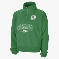 Oregon Fly женская Nike College 1/4-Zip Куртка цвет зеленый