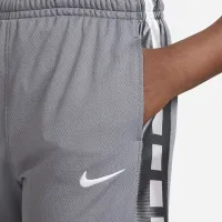 Nike Dri-FIT Elite 23 Big детские (для мальчиков) баскетбольные шорты (Extended Size) цвет серый