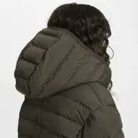 Nike Sportswear Lightweight Synthetic Fill Big детские Loose Hooded Куртка цвет зеленый