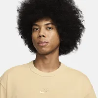 Nike Sportswear Premium Essentials мужские футболка цвет коричневый