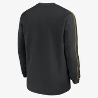 Iowa Hawkeyes Sideline Coach чоловічі Nike College Long-Sleeve Top колір чорний