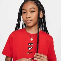 Nike Sportswear Big детские футболка цвет красный