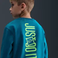 Nike Glow With Me Little детские Lightweight Fleece 2-Piece Crew набор синий
