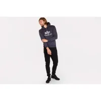 Кофта/футболка Alpha Industries Basic Hoody 17831202 - Серая