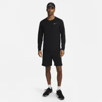 Nike Miler чоловічі Dri-FIT UV Long-Sleeve Running Top колір чорний