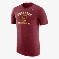 Tuskegee мужские Nike College футболка цвет красный