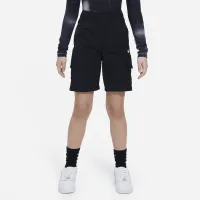 Nike Outdoor Play Big дитячі Woven Cargo шорти колір чорний