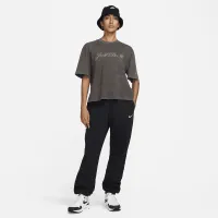 Nike Sportswear женская футболка цвет коричневый