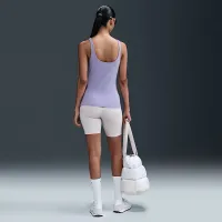Nike Sportswear Chill Knit женская Tank Top цвет фиолетовый