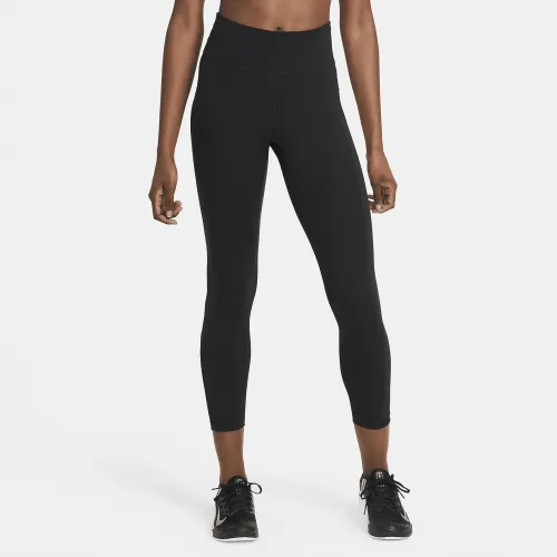 Nike One Women's Mid-Rise 7/8 Mesh-Paneled Leggings