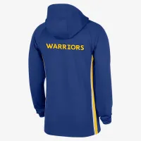 Golden State Warriors Zoned мужские Nike Dri-FIT NBA 1/4-Zip Толстовка с капюшоном синий