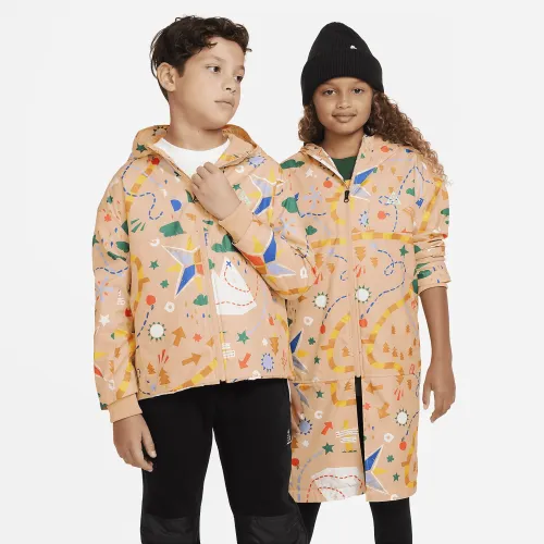 Nike ACG Storm-FIT Big дитячі Printed Convertible Куртка колір коричневий