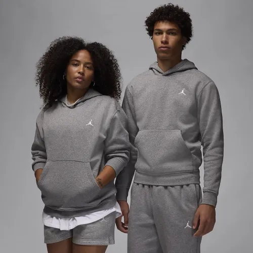 Nike Jordan Brooklyn Fleece чоловічі Pullover Толстовка з капюшоном колір сірий
