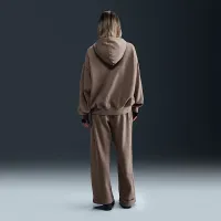 Nike Sportswear женская Over-оверсайз French Terry Pullover Толстовка с капюшоном цвет коричневый