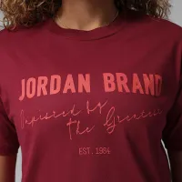 Nike Jordan Brooklyn женская Graphic футболка цвет красный