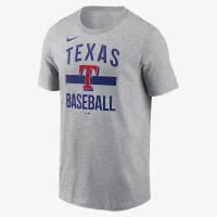 Texas Rangers Arched мужские Nike MLB футболка цвет серый