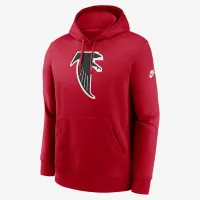Atlanta Falcons Rewind Club Logo Men’s Nike NFL Pullover Толстовка с капюшоном цвет красный