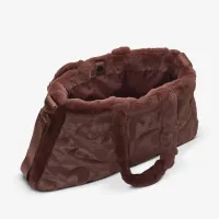 Nike Sportswear Faux Fur Tote (10L) колір коричневий