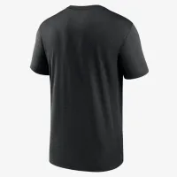 San Francisco Giants Fuse Wordmark Legend мужские Nike Dri-FIT MLB футболка цвет черный