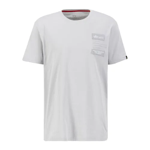 Футболка Alpha Industries Patch T LF 136500666 - Сіра