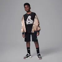 Nike Jordan MVP Big дитячі Airbrushed Jordan футболка колір чорний