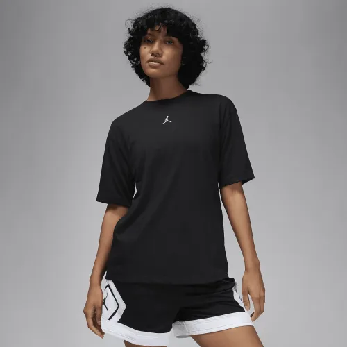 Nike Jordan Sport женская Diamond Short-Sleeve Top цвет черный