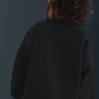 Nike Little детские оверсайз Crew Top цвет черный